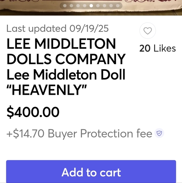 Pristine Lee Middleton Original Porcelain Doll Heavenly Collectible - Picture 7 of 16